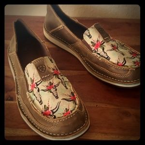 Ariat Brown Leather Loafers